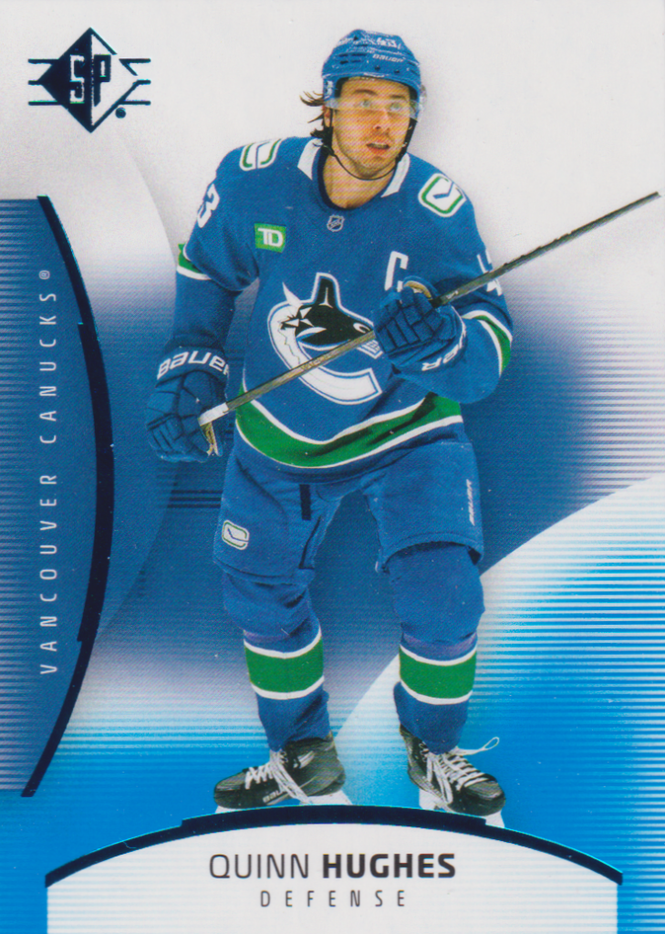 2025/26 UD SP – Quinn Hughes Vancouver Canucks 92