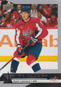 2025/26 Star Rookies – Ryan Leonard Washington Capitals 9