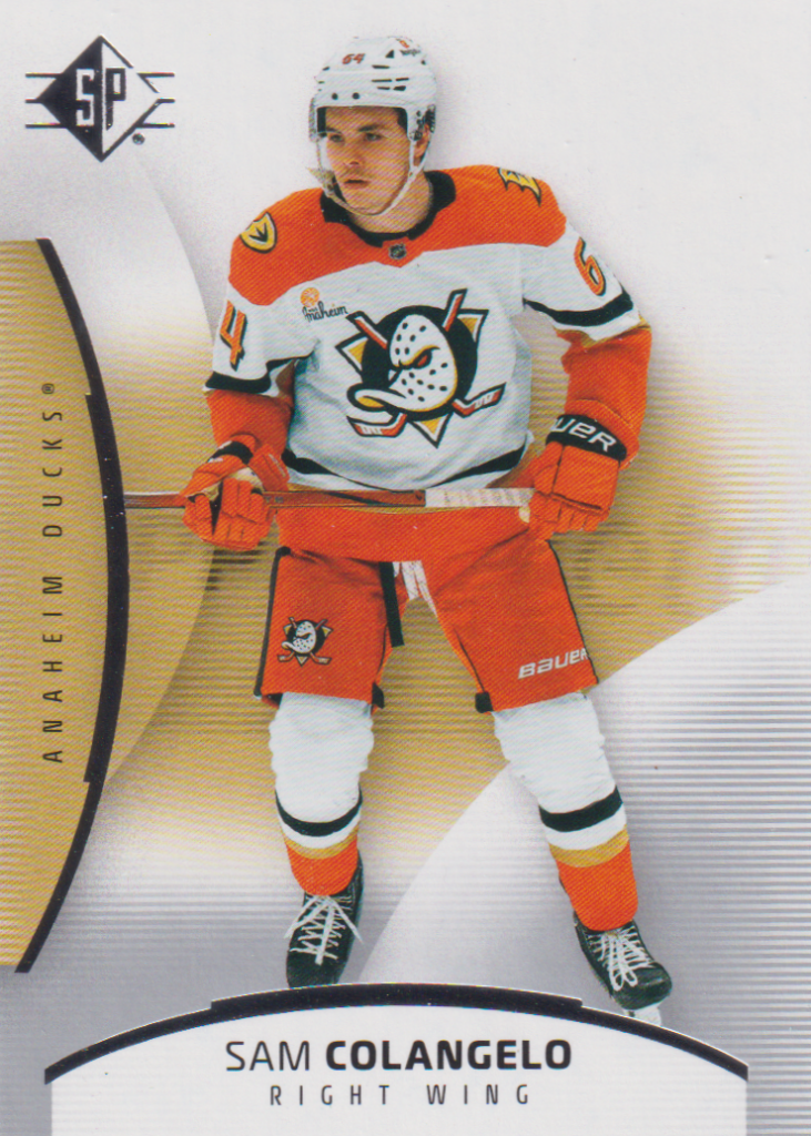 2025/26 UD SP – Sam Colangelo Anaheim Ducks 16