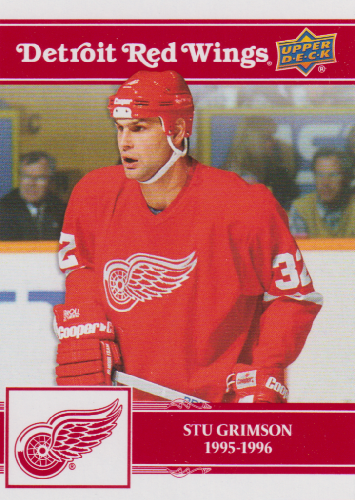 2025/26 Detroit Red Wings Centennial (hobby) – Stu Grimson Detroit Red Wings 22