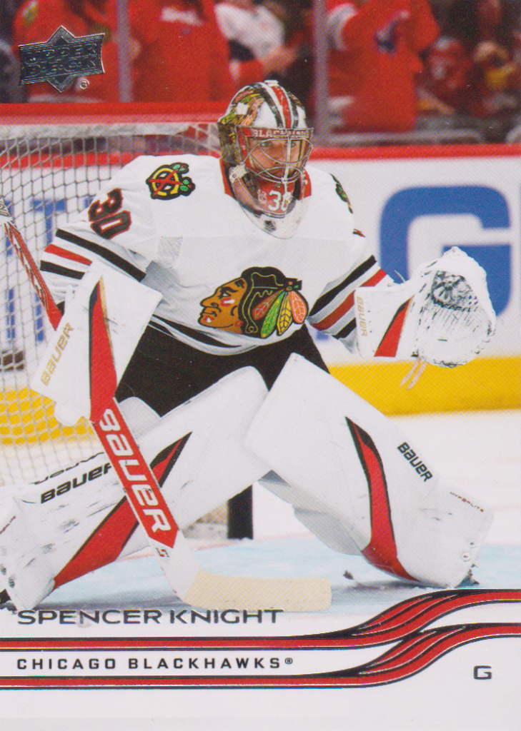 2025/26 Upper Deck Series 2 – Spencer Knight Chicago Blackhawks 287