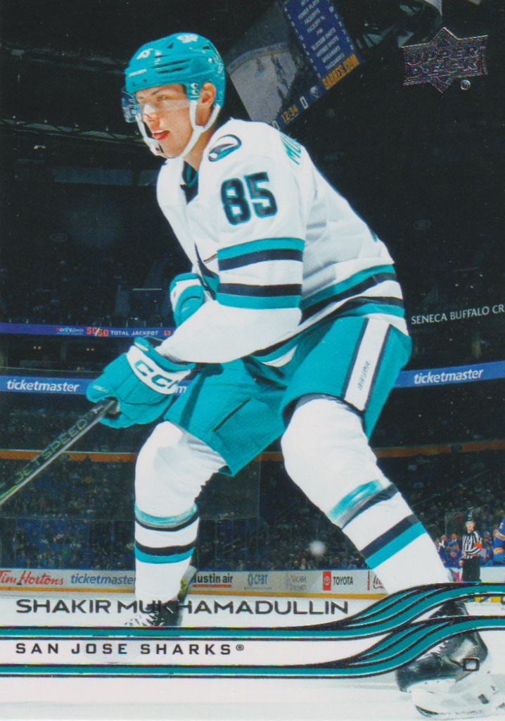2025/26 Upper Deck Series 2 – Shakir Mukhamadullin San Jose Sharks 393