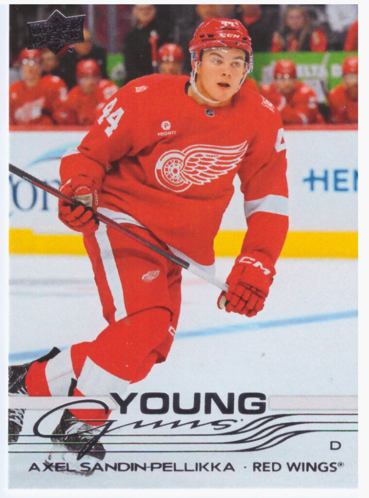 2025/26 Upper Deck Series 2 – Axel Sandin-Pellikka Detroit Red Wings 484