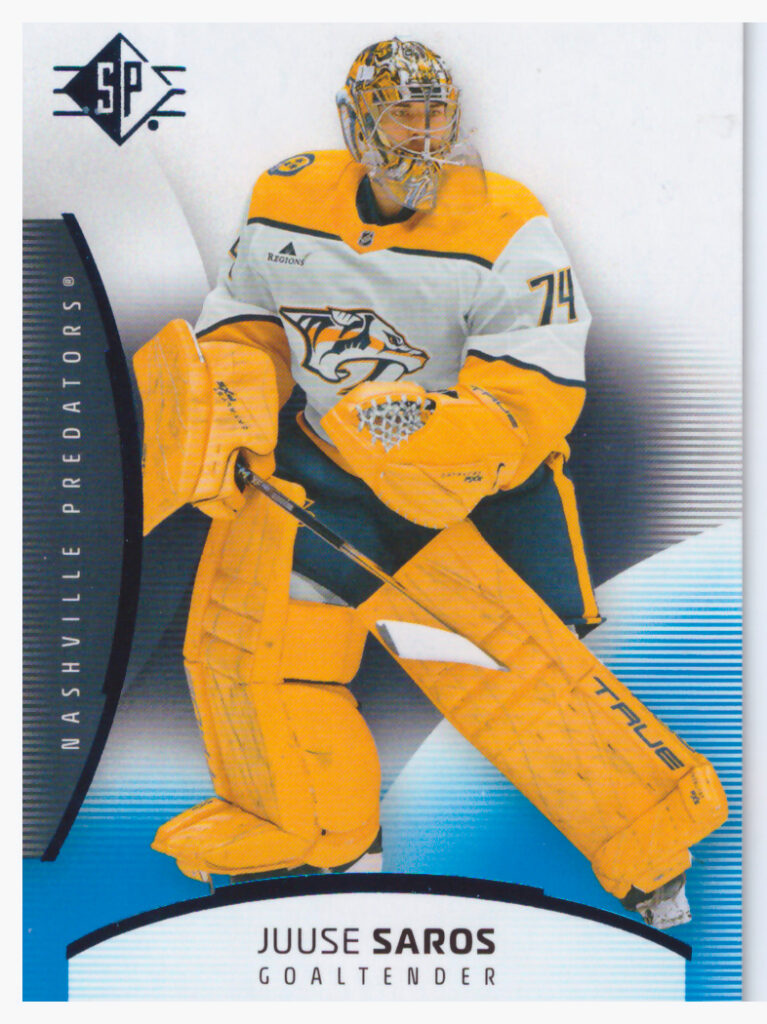 2025/26 UD SP – Juuse Saros Nashville Predators 90