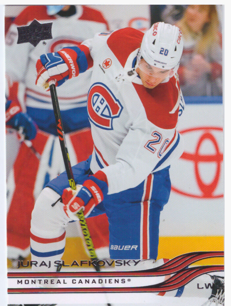 2025/26 Upper Deck Series 2 – Juraj Slafkovský Montreal Canadiens 344