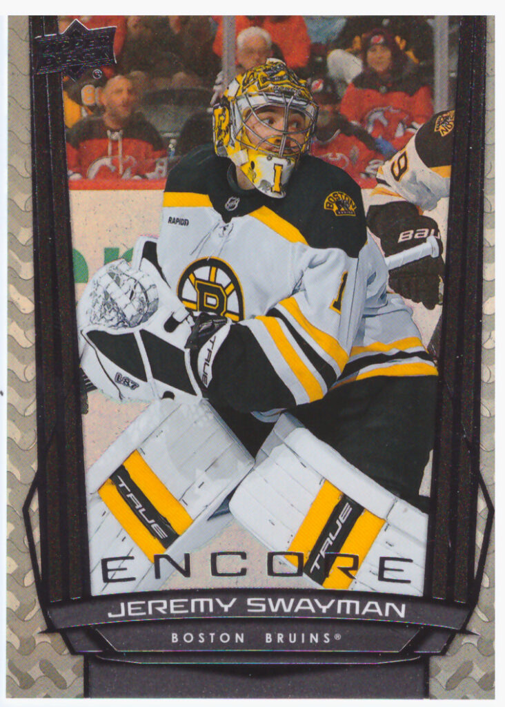 2025/26 Upper Deck Series 2 – Jeremy Swayman Boston Bruins E-114