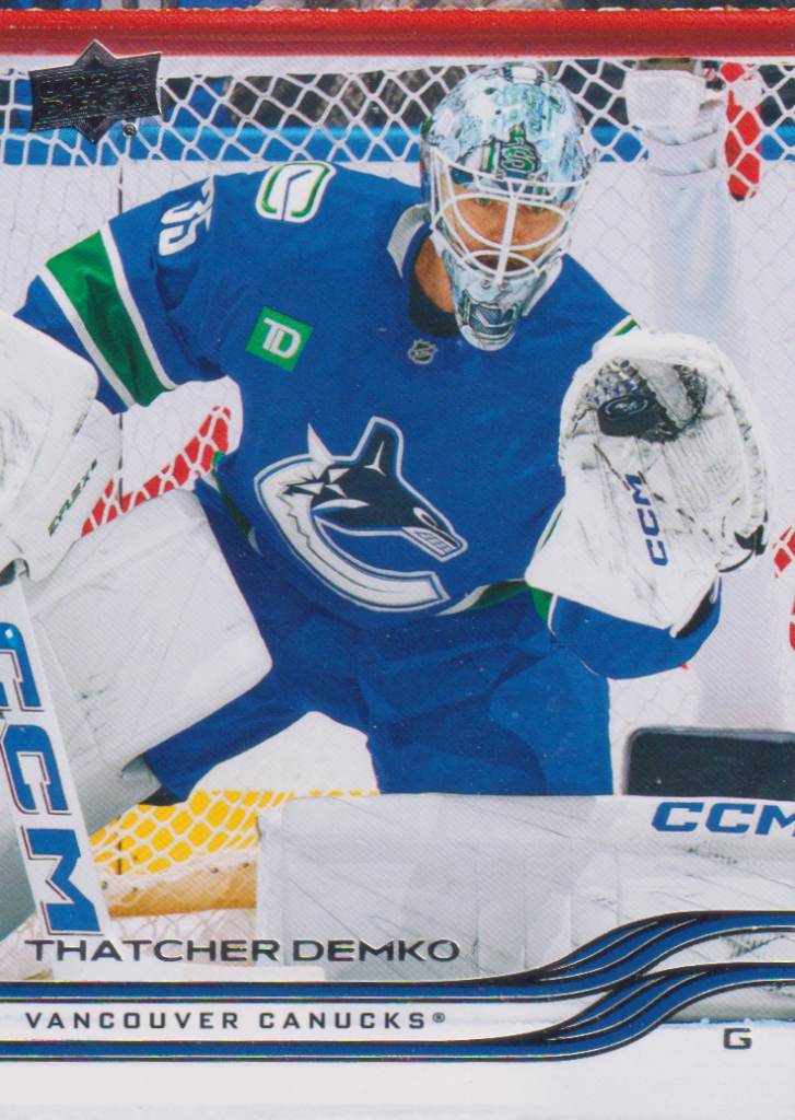 2025/26 Upper Deck Series 2 – Thatcher Demko Vancouver Canucks 430