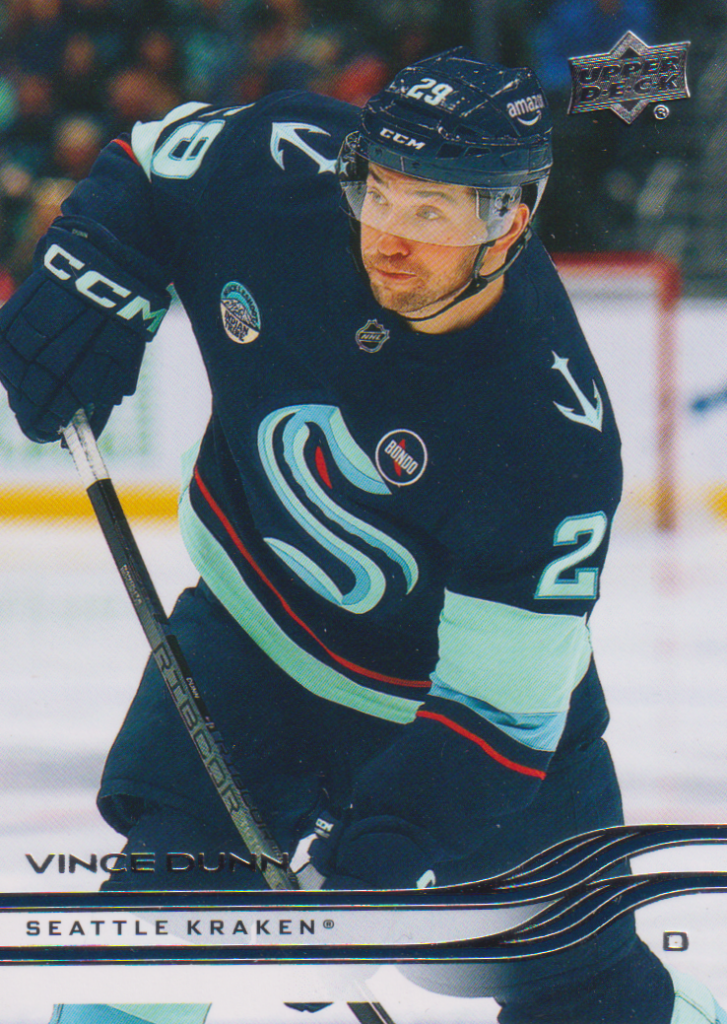 2025/26 Upper Deck Series 2 – Vince Dunn Seattle Kraken 396