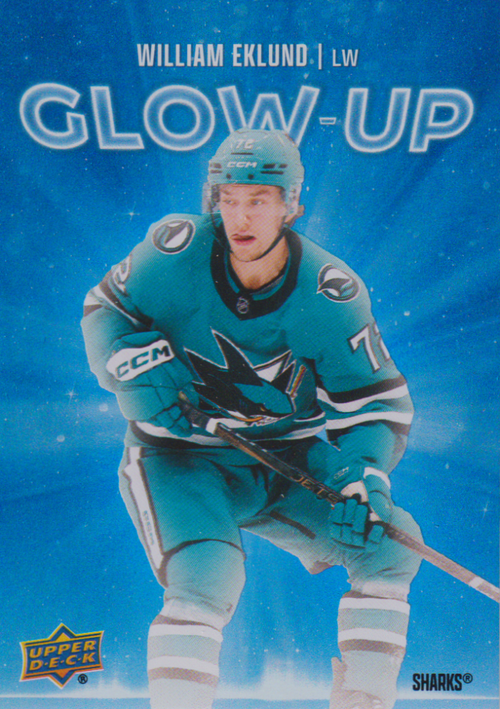 2025/26 Upper Deck Series 2 – William Eklund San Jose Sharks GU-9