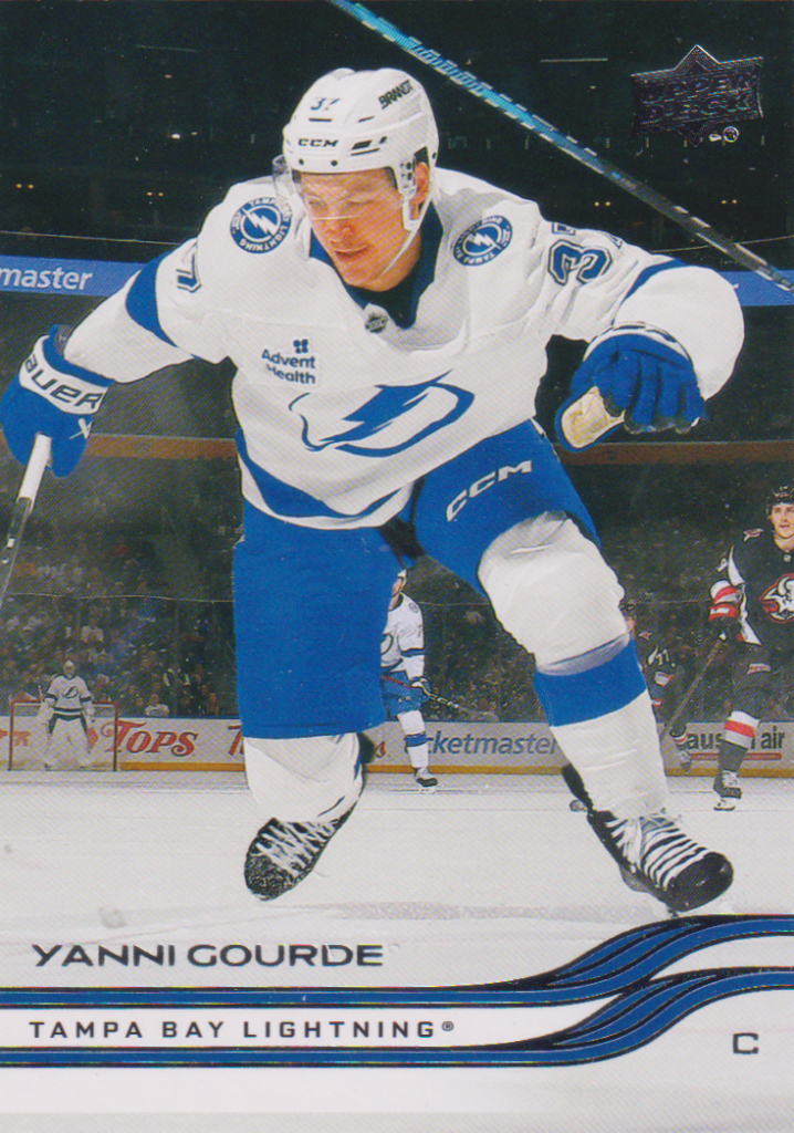 2025/26 Upper Deck Series 2 – Yanni Gourde Tampa Bay Lightning 408