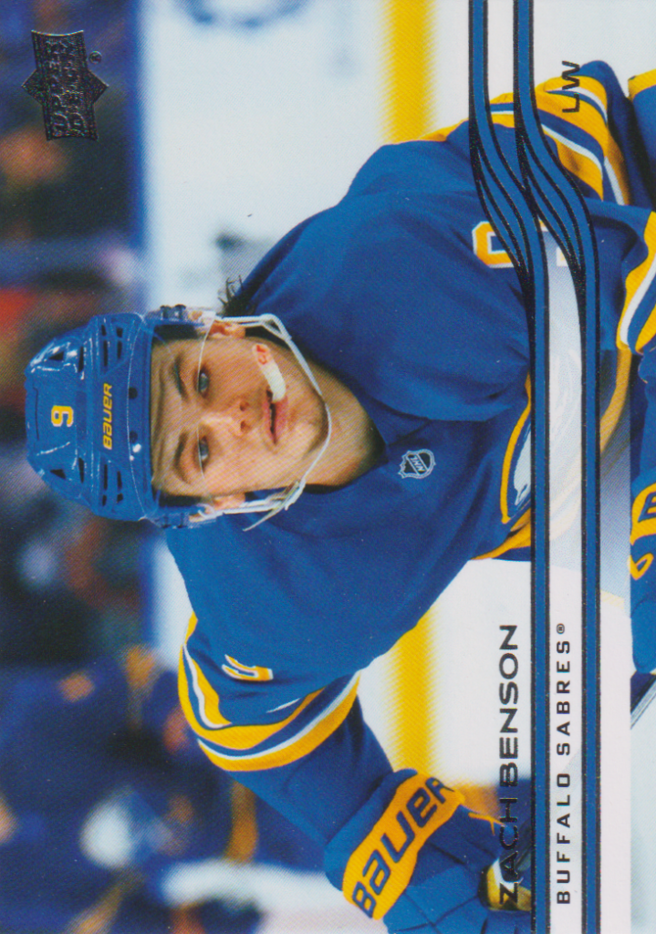 2025/26 Upper Deck Series 2 – Zach Benson Buffalo Sabres 265