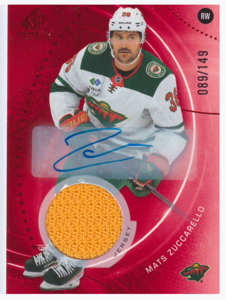 2025/26 SP Game Used – Mats Zuccarello Minnesota Wild 40   /149