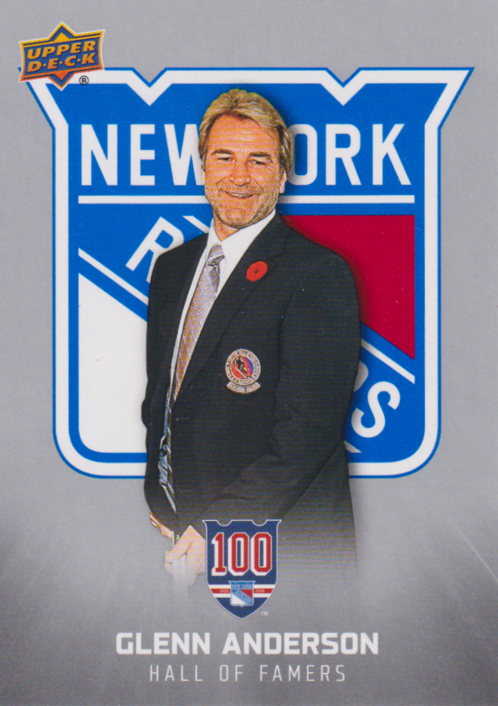 2025/26 New York Rangers Centennial (hobby) – Glenn Anderson New York Rangers 124