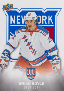 2025/26 New York Rangers Centennial (hobby) – Brian Boyle New York Rangers 73