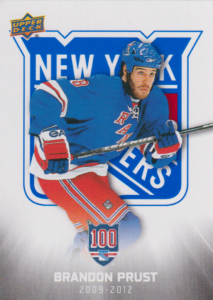 2025/26 New York Rangers Centennial (hobby) – Brandon Prust New York Rangers 74