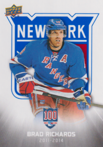 2025/26 New York Rangers Centennial (hobby) – Brad Richards New York Rangers 78