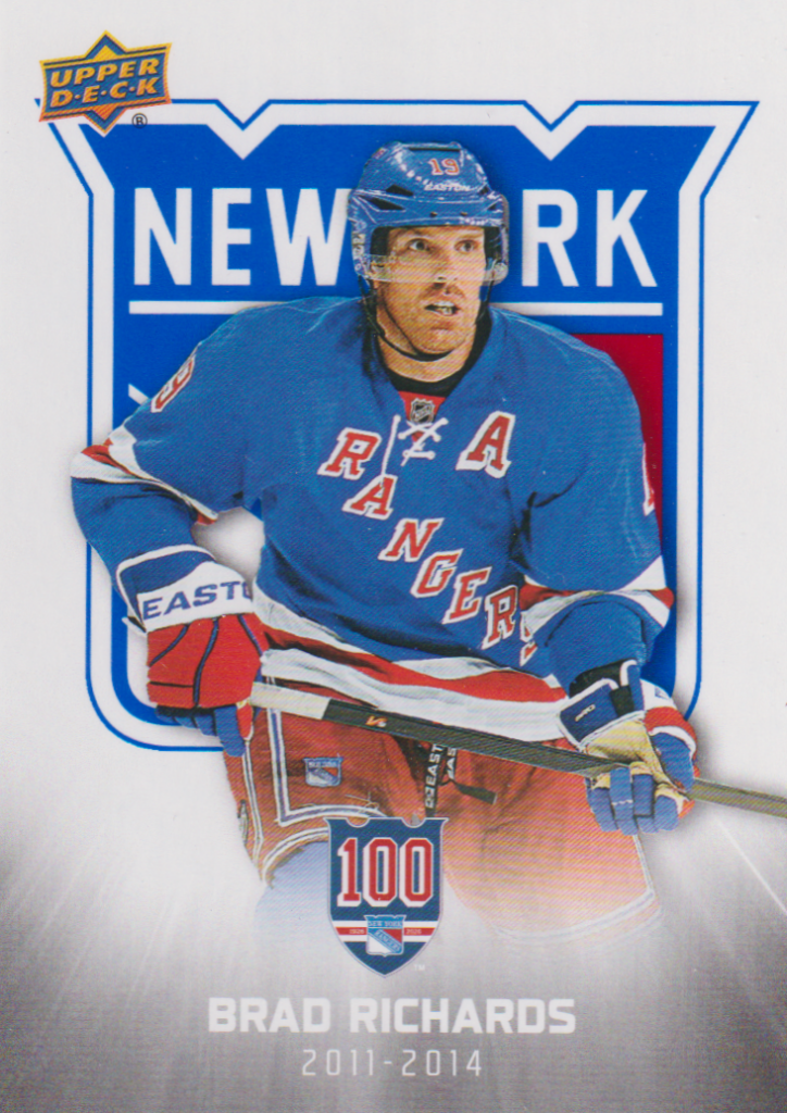 2025/26 New York Rangers Centennial (hobby) – Brad Richards New York Rangers 78