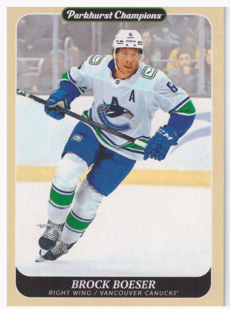 2023/24 Parkhurst Champions – Brock Boeser Vancouver Canucks 141
