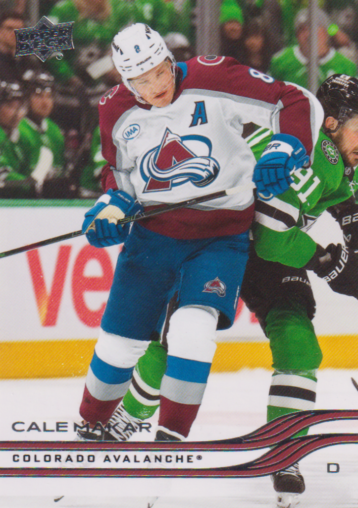 2025/26 Upper Deck Series 2 – Cale Makar Colorado Avalanche 289