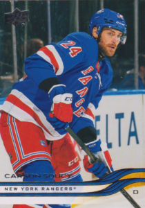 2025/26 Upper Deck Series 2 – Carson Soucy New York Rangers 370