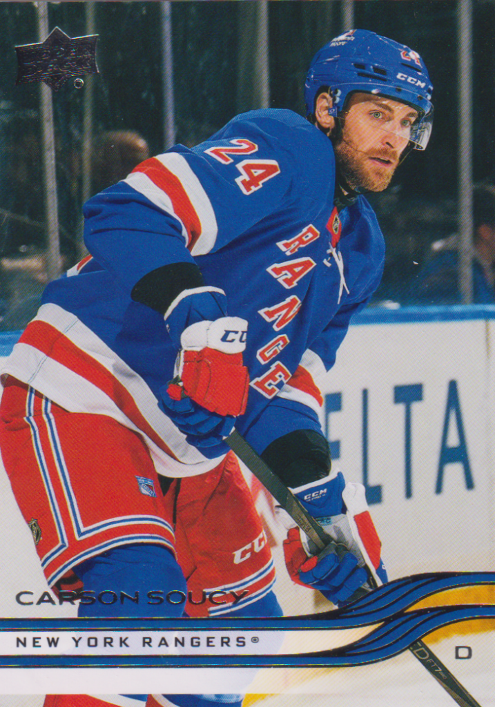 2025/26 Upper Deck Series 2 – Carson Soucy New York Rangers 370