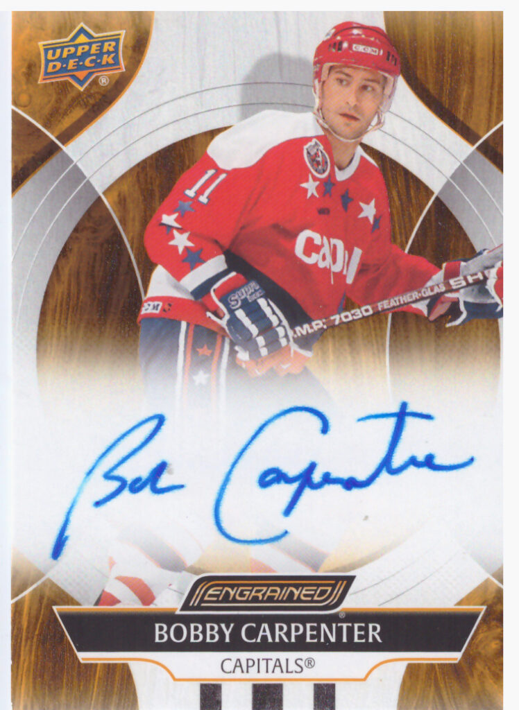 2024/25 Engrained Icons – Bobby Carpenter Wahington Capitals CA-ER