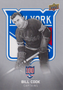 2025/26 New York Rangers Centennial (hobby) – Bill Cook New York Rangers 172