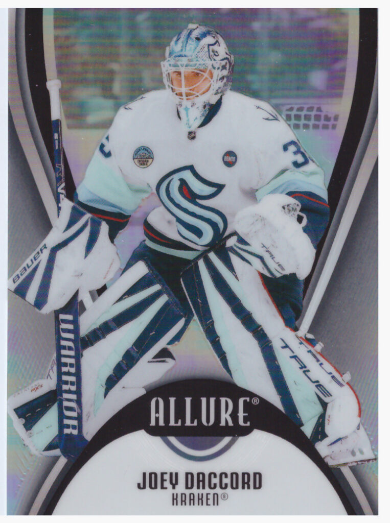 2025/26 Allure – Joey Daccord Seattle Kraken 58