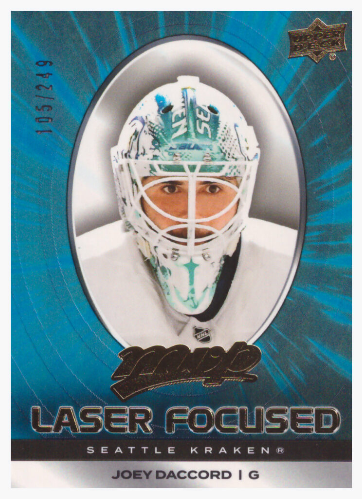 2025/26 MVP – Joey Daccord Seattle Kraken LF-15   /249