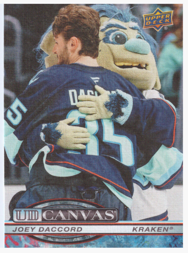 2025/26 Upper Deck Series 2 – Joey Daccord Seattle Kraken C-154