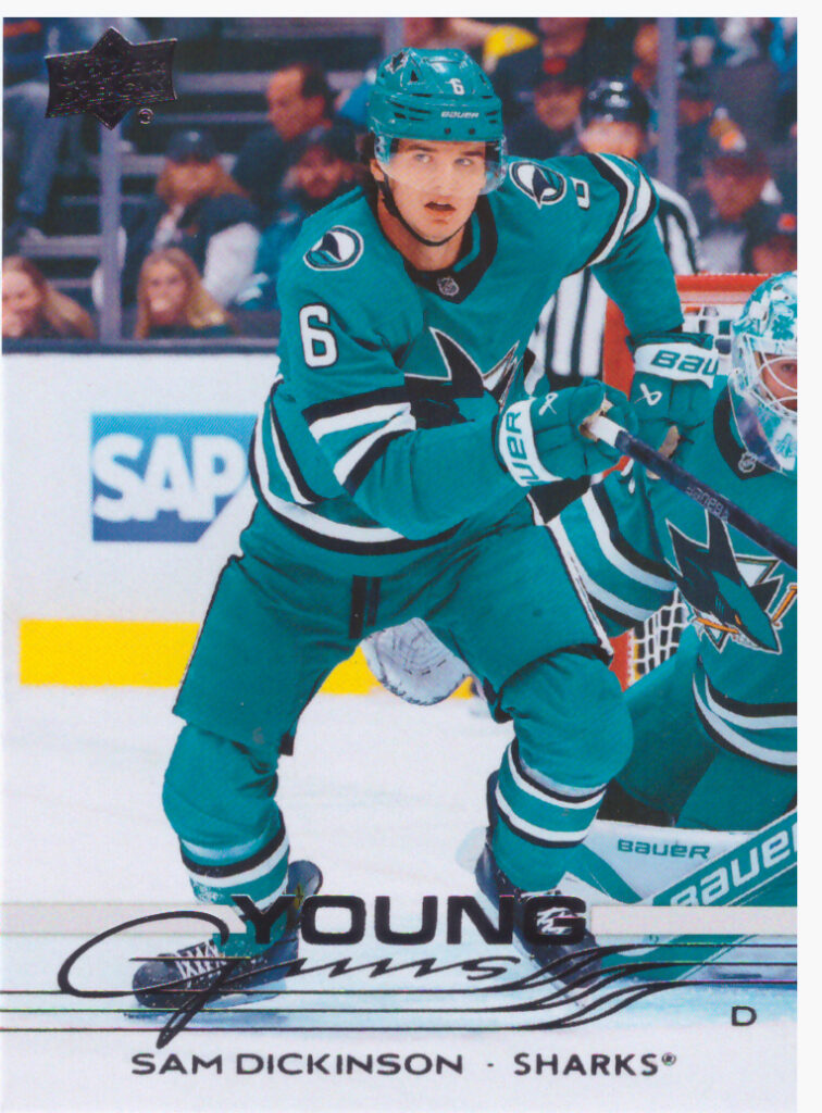 2025/26 Upper Deck Series 2 – Sam Dickinson San Jose Sharks 479