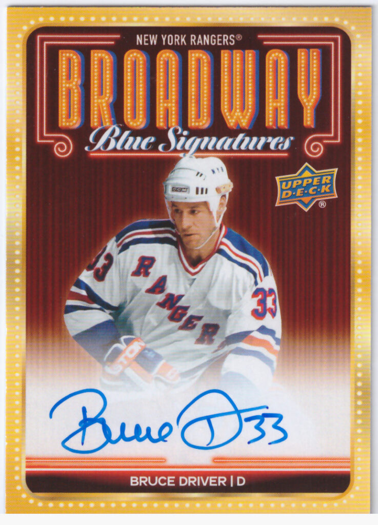 2025/26 New York Rangers Centennial (hobby) – Bruce Driver BBS-BD