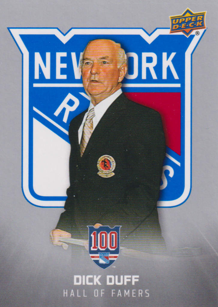 2025/26 New York Rangers Centennial (hobby) – Dick Duff New York Rangers 126
