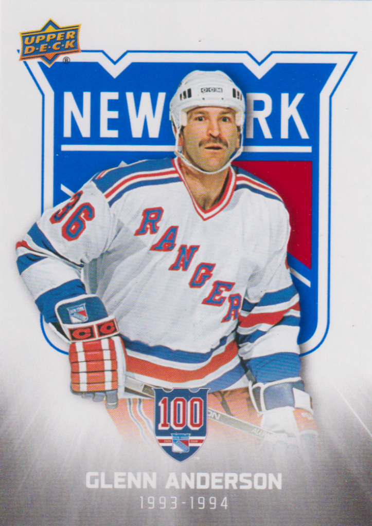 2025/26 New York Rangers Centennial (hobby) – Glenn Anderson New York Rangers 47