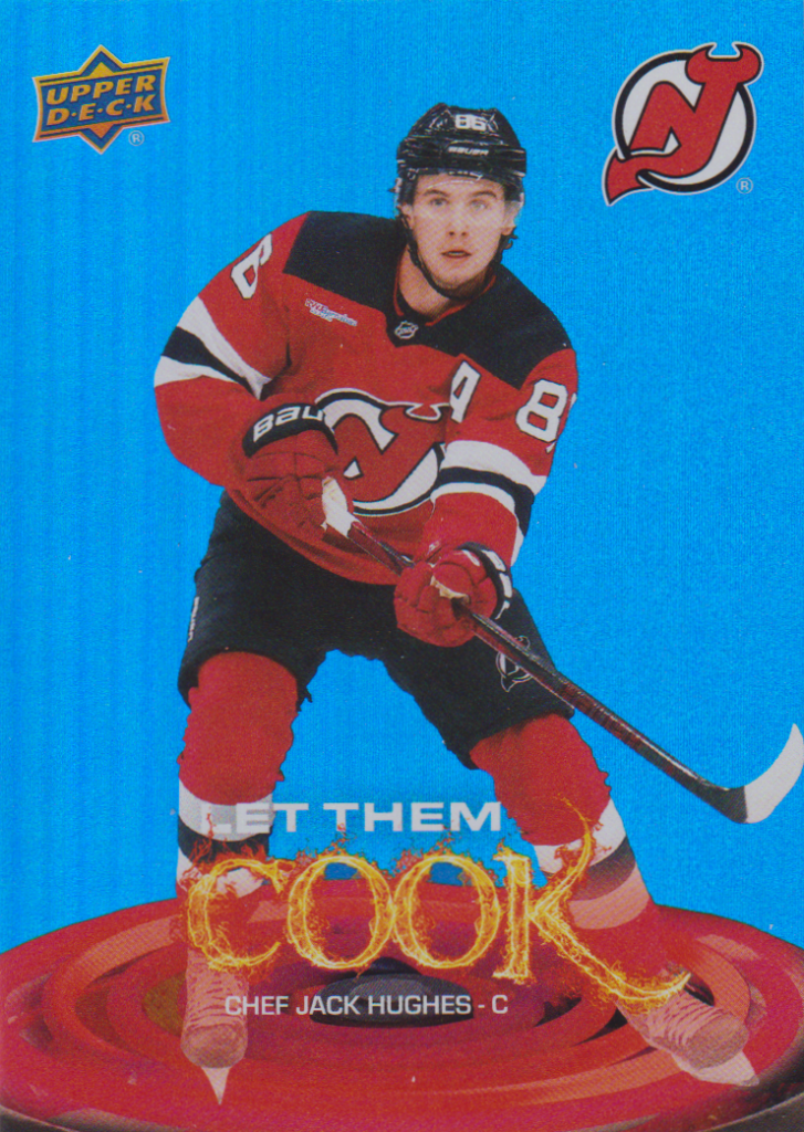 2025/26 Upper Deck Series 2 – Jack Hughes New Jersey Devils LTC-2