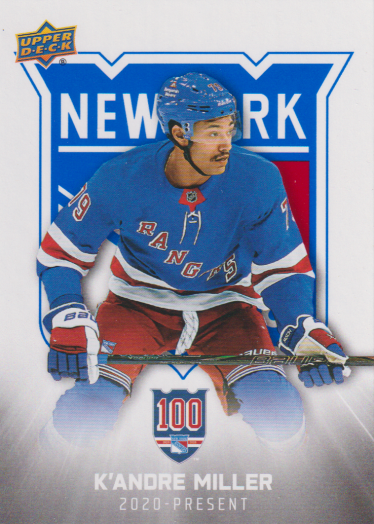 2025/26 New York Rangers Centennial (hobby) – K´Andre Miller New York Rangers 94