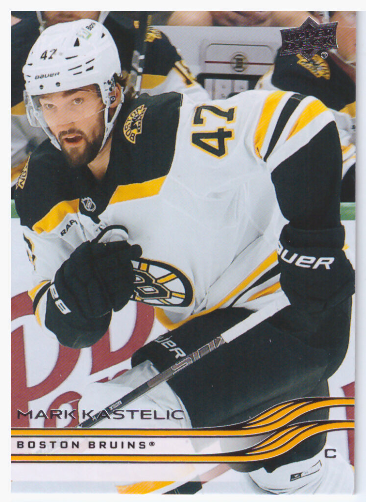 2025/26 Upper Deck Series 1 – Mark Kastelic Boston Bruins 11