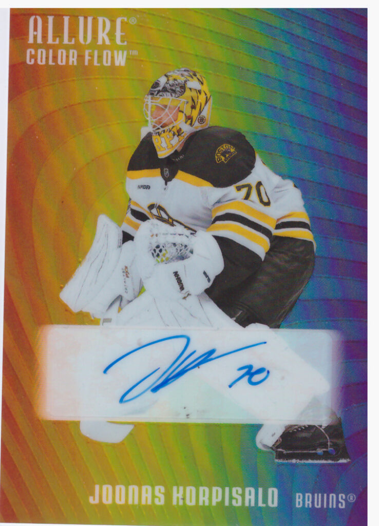 2025/26 Allure – Joonas Korpisalo Boston Bruins RA-JK