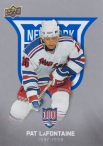 2025/26 New York Rangers Centennial (hobby) – Pat LaFontaine /1926 New York Rangers 56
