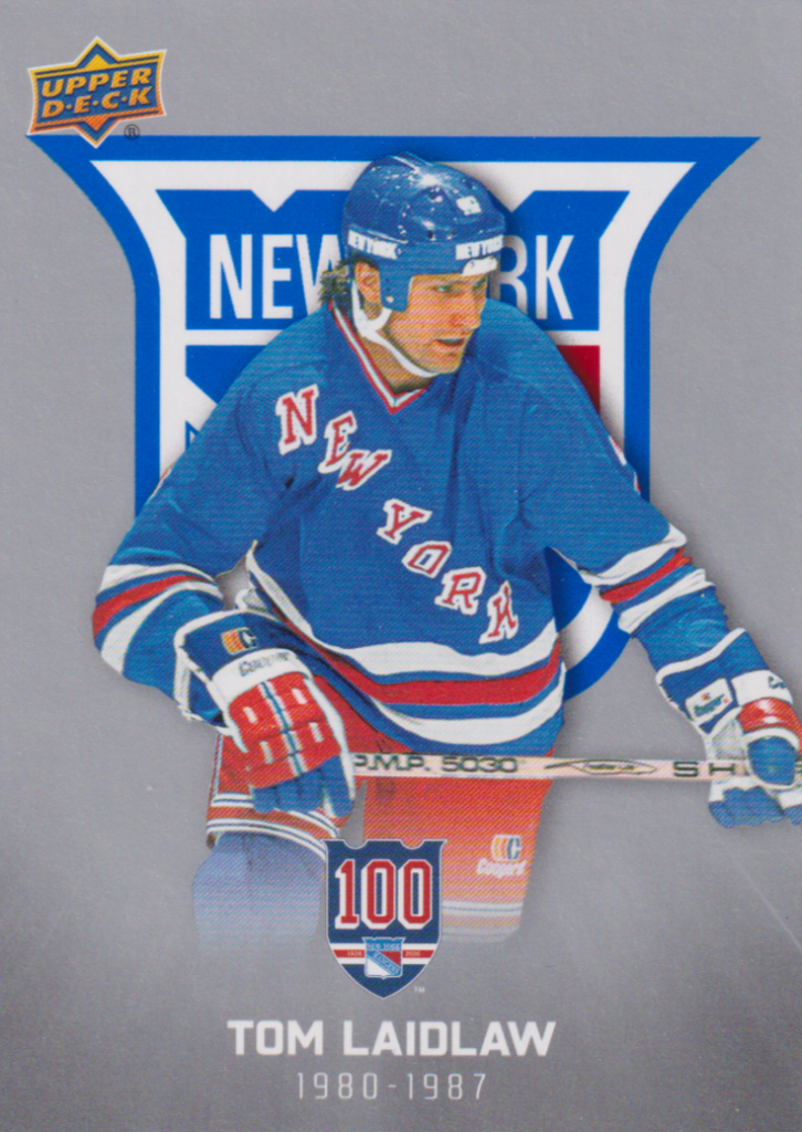 2025/26 New York Rangers Centennial (hobby) – Tom Laidlaw /1926 New York Rangers 23