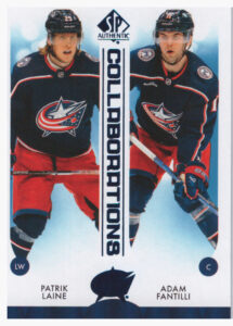 2023/24 SP Authentic – Patrik Laine, Adam Fantilli Columbus Blue Jackets C-12