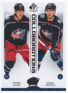 2023/24 SP Authentic – Patrik Laine, Adam Fantilli Columbus Blue Jackets C-12