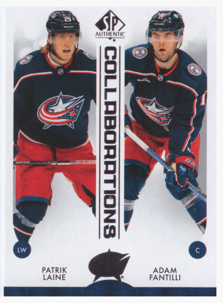 2023/24 SP Authentic – Patrik Laine, Adam Fantilli Columbus Blue Jackets C-12