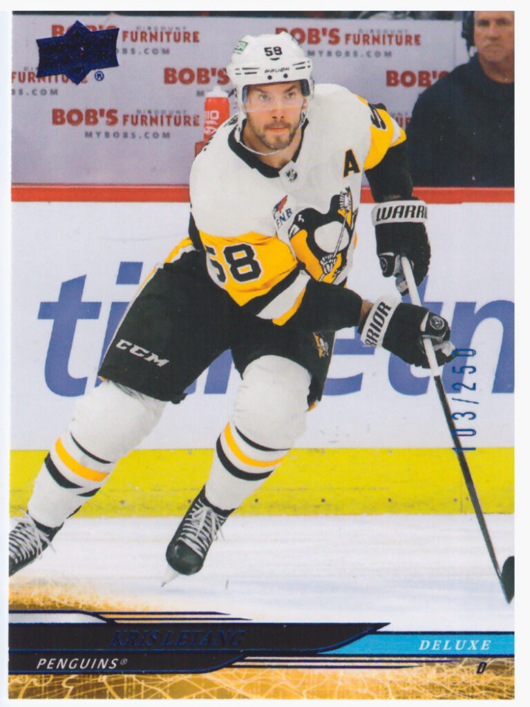 2024/25 Upper Deck Series 1 – Kris Letang Pittsburgh Penguins 143   /250