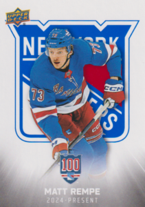 2025/26 New York Rangers Centennial (hobby) – Matt Rempe New York Rangers 100