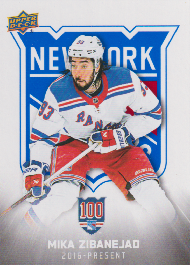 2025/26 New York Rangers Centennial (hobby) – Mika Zibanejad New York Rangers 87