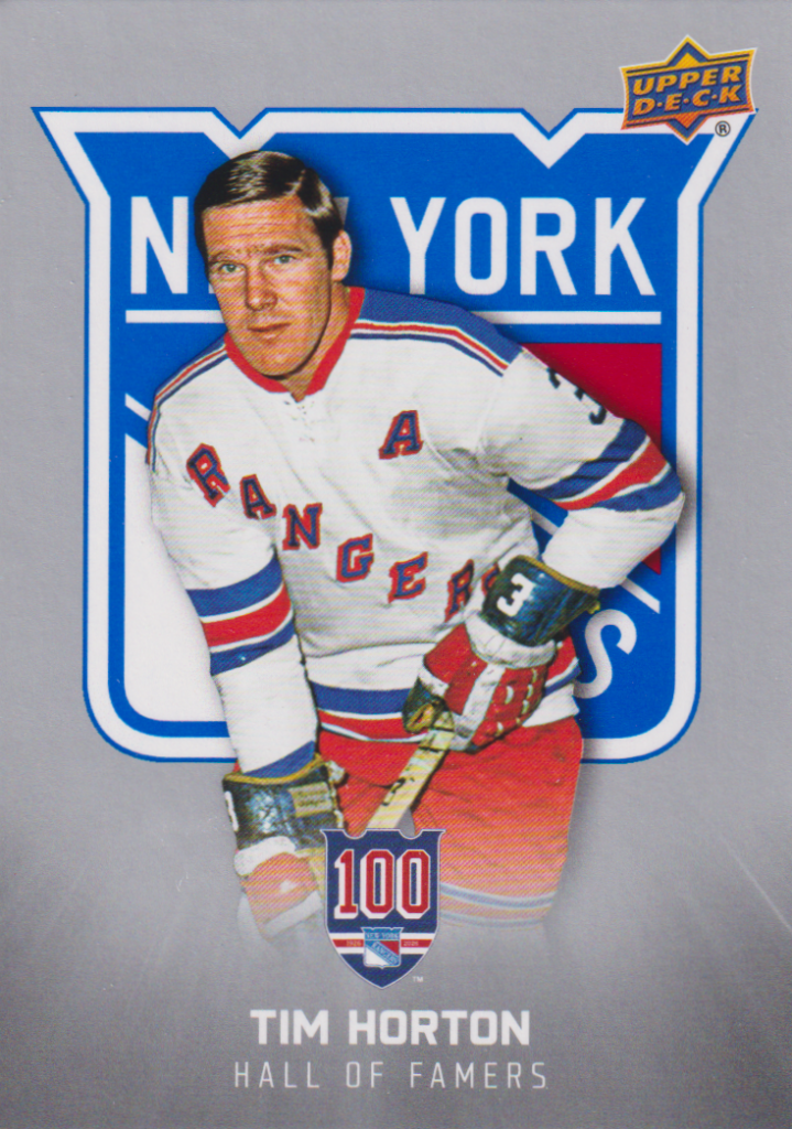 2025/26 New York Rangers Centennial (hobby) – Tim Horton New York Rangers 138