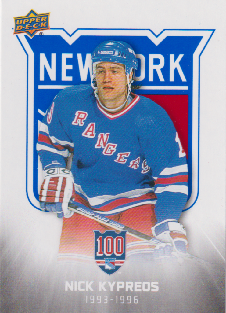 2025/26 New York Rangers Centennial (hobby) – Nick Kypreos New York Rangers 50