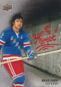 2025/26 New York Rangers Centennial (hobby) – Brad Park New York Rangers 34S-5