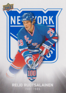 2025/26 New York Rangers Centennial (hobby) – Reijo Ruotsalainen New York Rangers 24